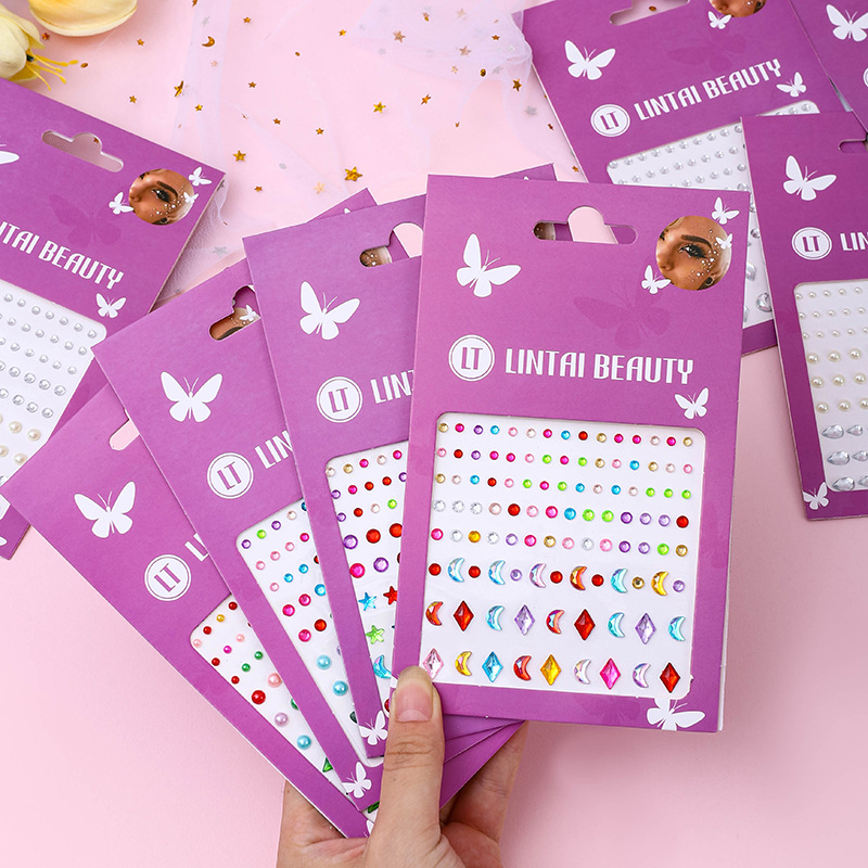 Beauty Makeup & D Anime Studio - Hot Selling Face Gems Stickers Self