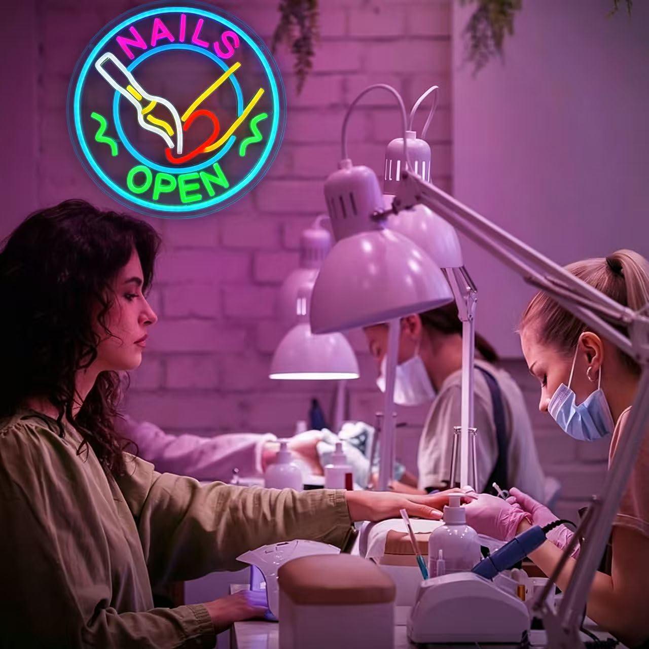 Nails Open Neon Sign USB Dimma - đánh giá và giá Beauty And Makeup Studio
