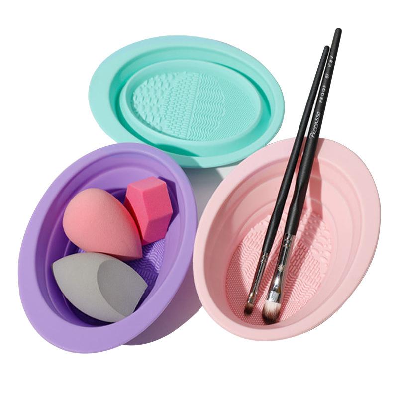 Folding Powder Puff Cleaning B - đánh giá và giá Beauty Glazed Makeup