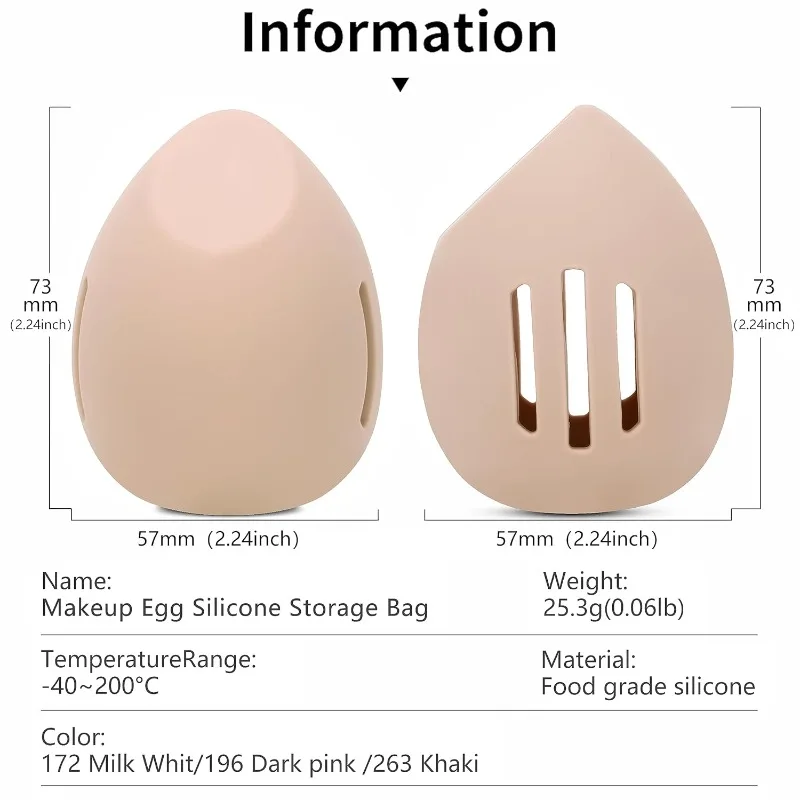 Silicone Beauty Egg Breathable - đánh giá và giá Beauty Glazed Makeup