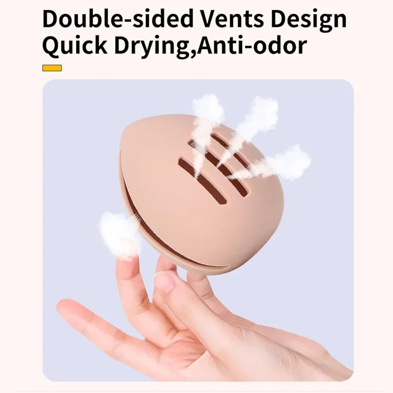 Silicone Beauty Egg Breathable - đánh giá và giá Beauty Glazed Makeup