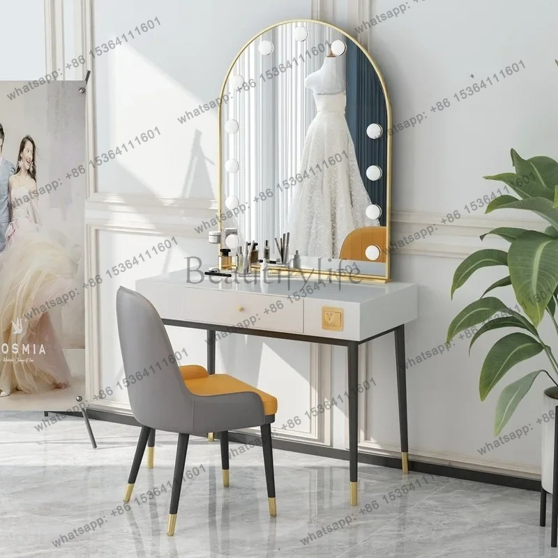 simple lamp mirror makeup tabl - đánh giá và giá Beauty And Makeup Studio