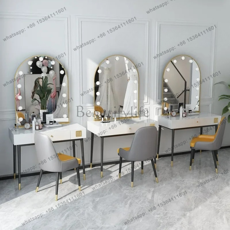 simple lamp mirror makeup tabl - đánh giá và giá Beauty And Makeup Studio