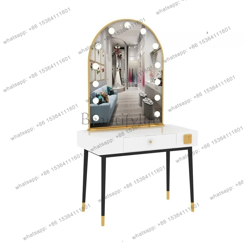 simple lamp mirror makeup tabl - đánh giá và giá Beauty And Makeup Studio