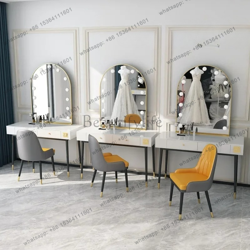 simple lamp mirror makeup tabl - đánh giá và giá Beauty And Makeup Studio
