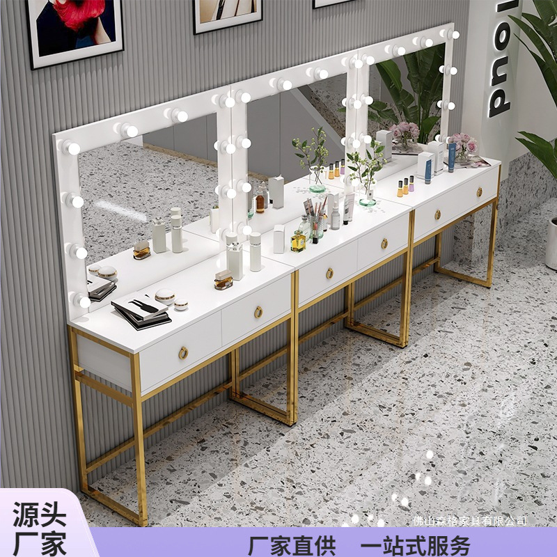 Studio dresser with lamp mirro - đánh giá và giá Beauty And Makeup Studio