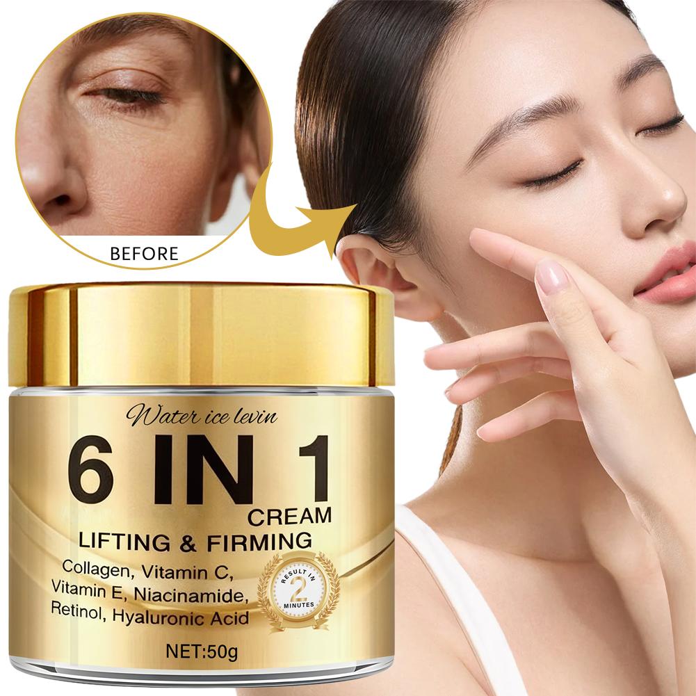 6 IN 1 Collagen Face Cream Lif - đánh giá và giá Vitamin C Serum Face