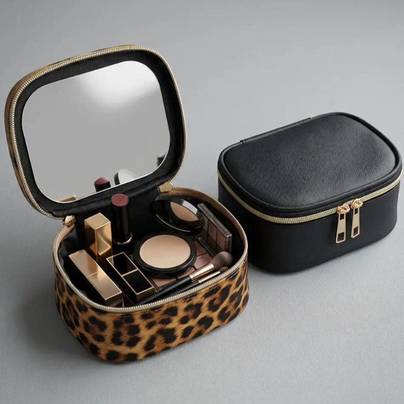 2026 New Makeup Bag with Mirro - đánh giá và giá Beauty Makeup Women