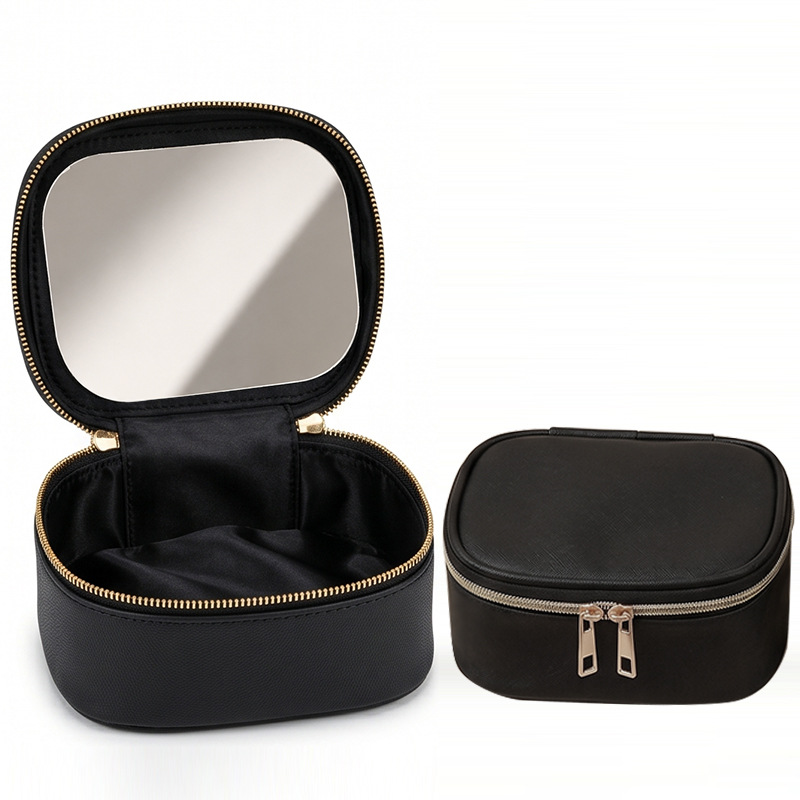 2026 New Makeup Bag with Mirro - đánh giá và giá Beauty Makeup Women