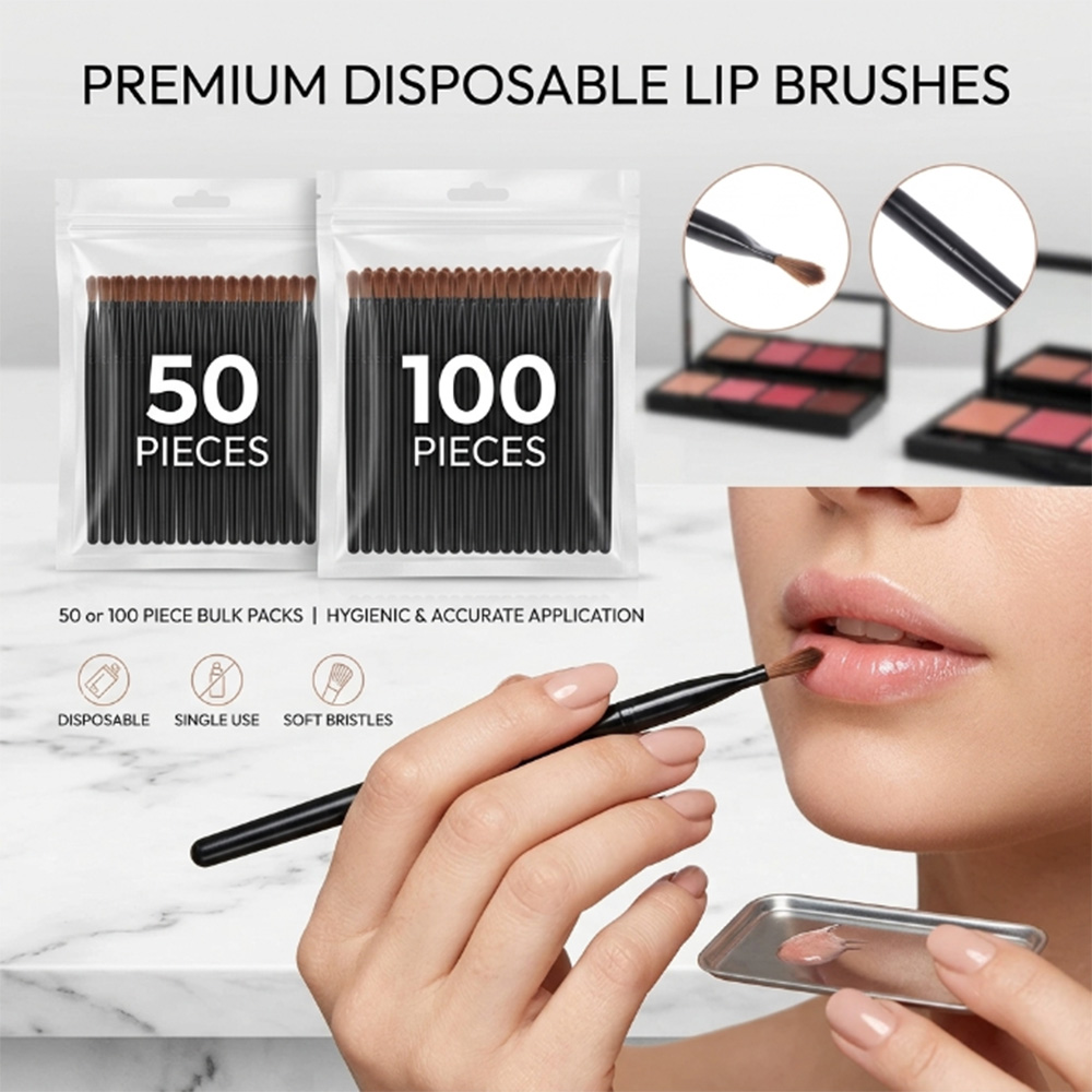 50/100pcs Disposable Lip Brush - đánh giá và giá Beauty Makeup & D Anime Studio