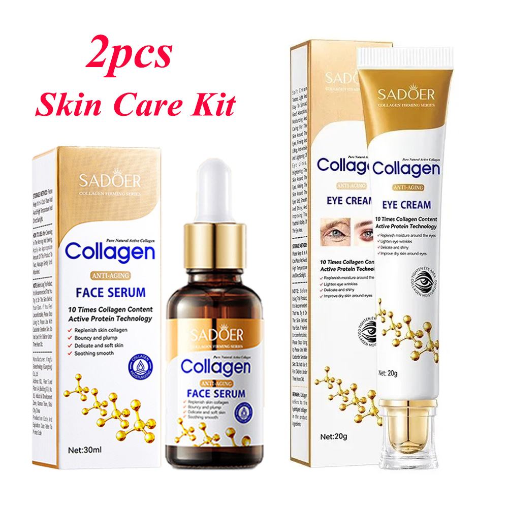 SADOER Collagen Skin Care Sets - đánh giá và giá Beauty Glazed Makeup