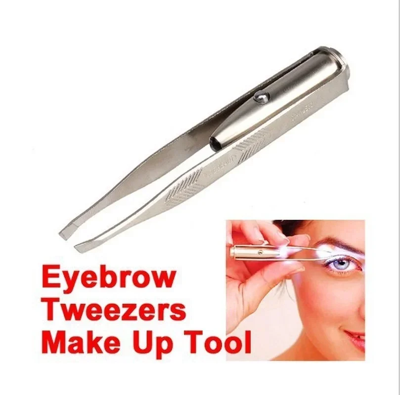 1/3Pcs Led Eyebrow Tweezers St - đánh giá và giá Beauty Makeup Design