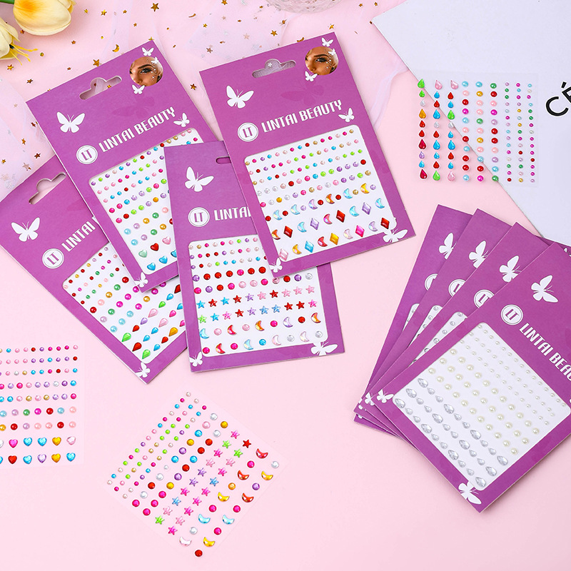 Hot Selling Face Gems Stickers - đánh giá và giá Beauty Makeup & D Anime Studio