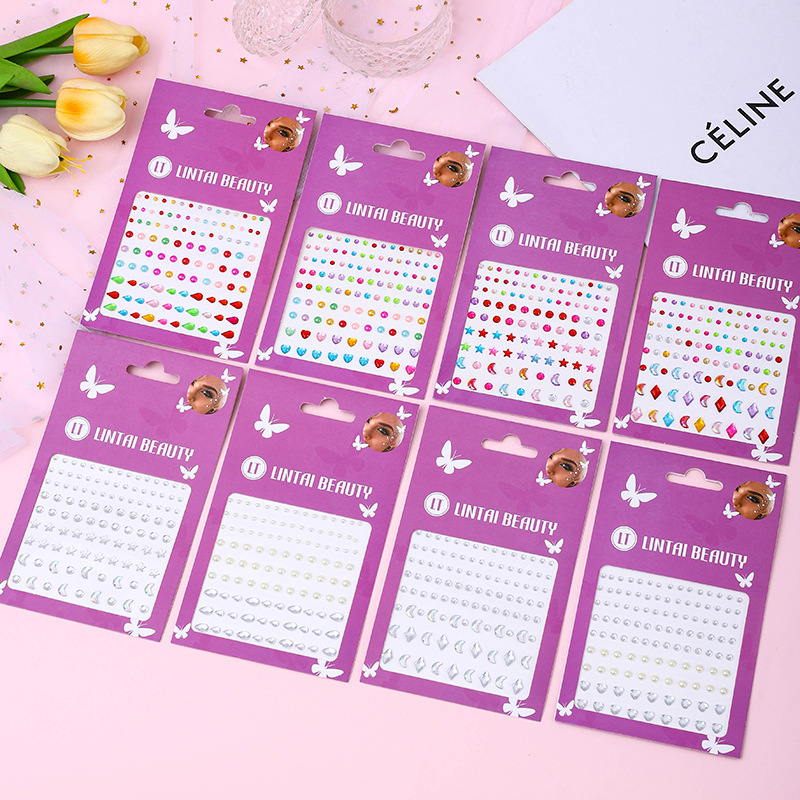 Hot Selling Face Gems Stickers - đánh giá và giá Beauty Makeup & D Anime Studio