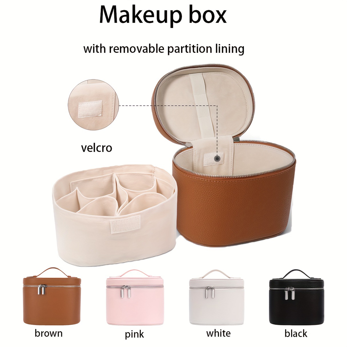 Large Capacity PU Leather Make - đánh giá và giá Beauty Makeup Women
