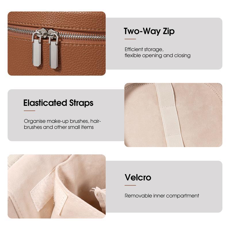 Large Capacity PU Leather Make - đánh giá và giá Beauty Makeup Women